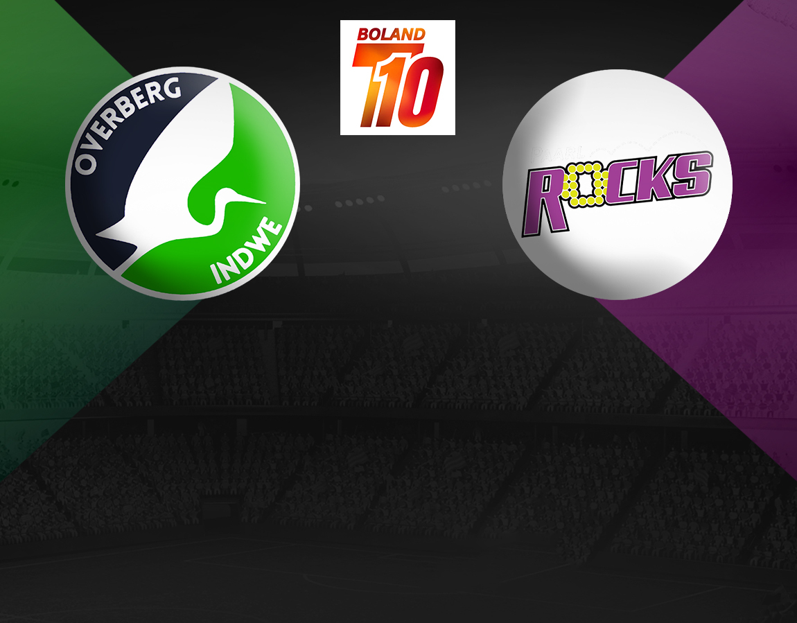 Match 9 of boland t10 league, 2024: overberg indwe vs paarl rocks banner